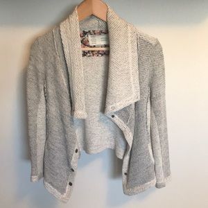 Anthropologie very soft button up sweater